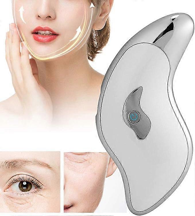Scraping massage tool, scraping board, micro current electric scraper, massager, facial lifting and tightening beauty scraping instrument, used for fa