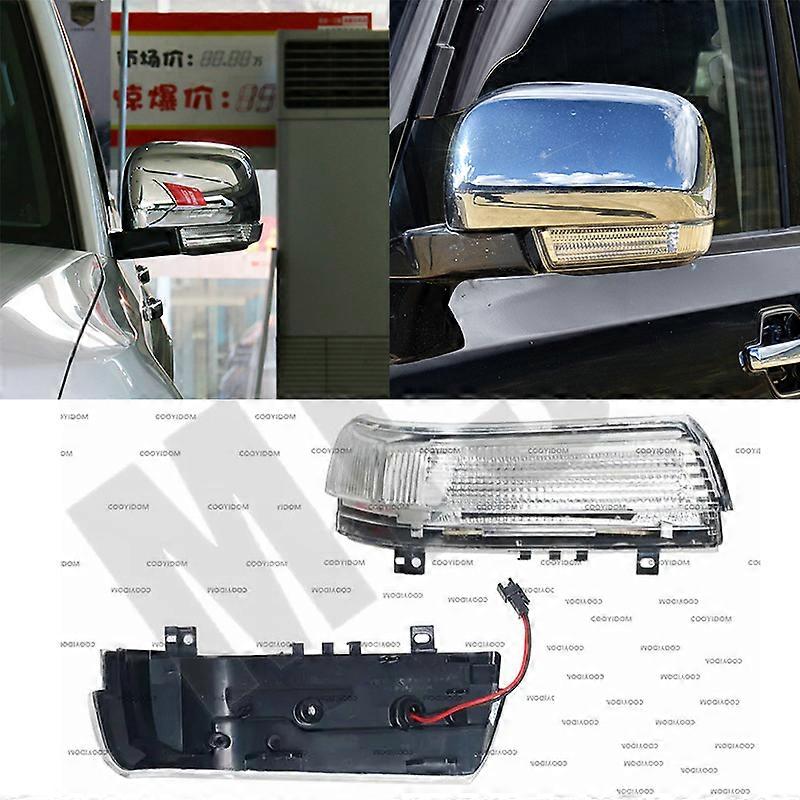 For Mitsubishi Pajero V73 V87 V93 2009-2013 Car LED Indicator Blinker Repeater Signal Lamp Rearview Mirror Turn Signal Light