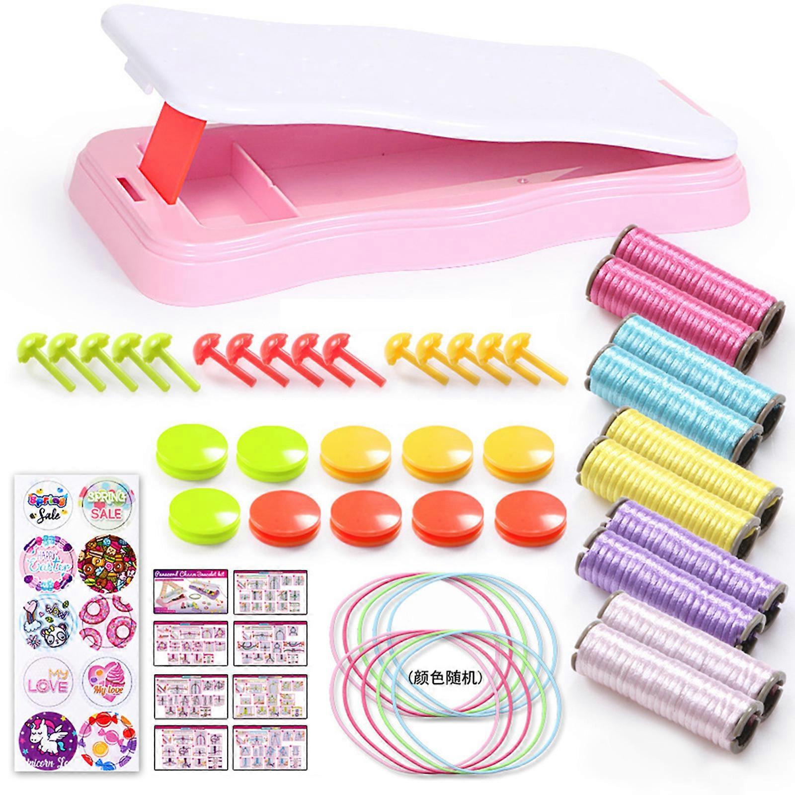 Vänskapsarmband för flickor - Hantverk för flickor - String Bracelets Maker Craft - Presenter till 6-12 år gammal flicka - Födelsedagspresenttips och kit