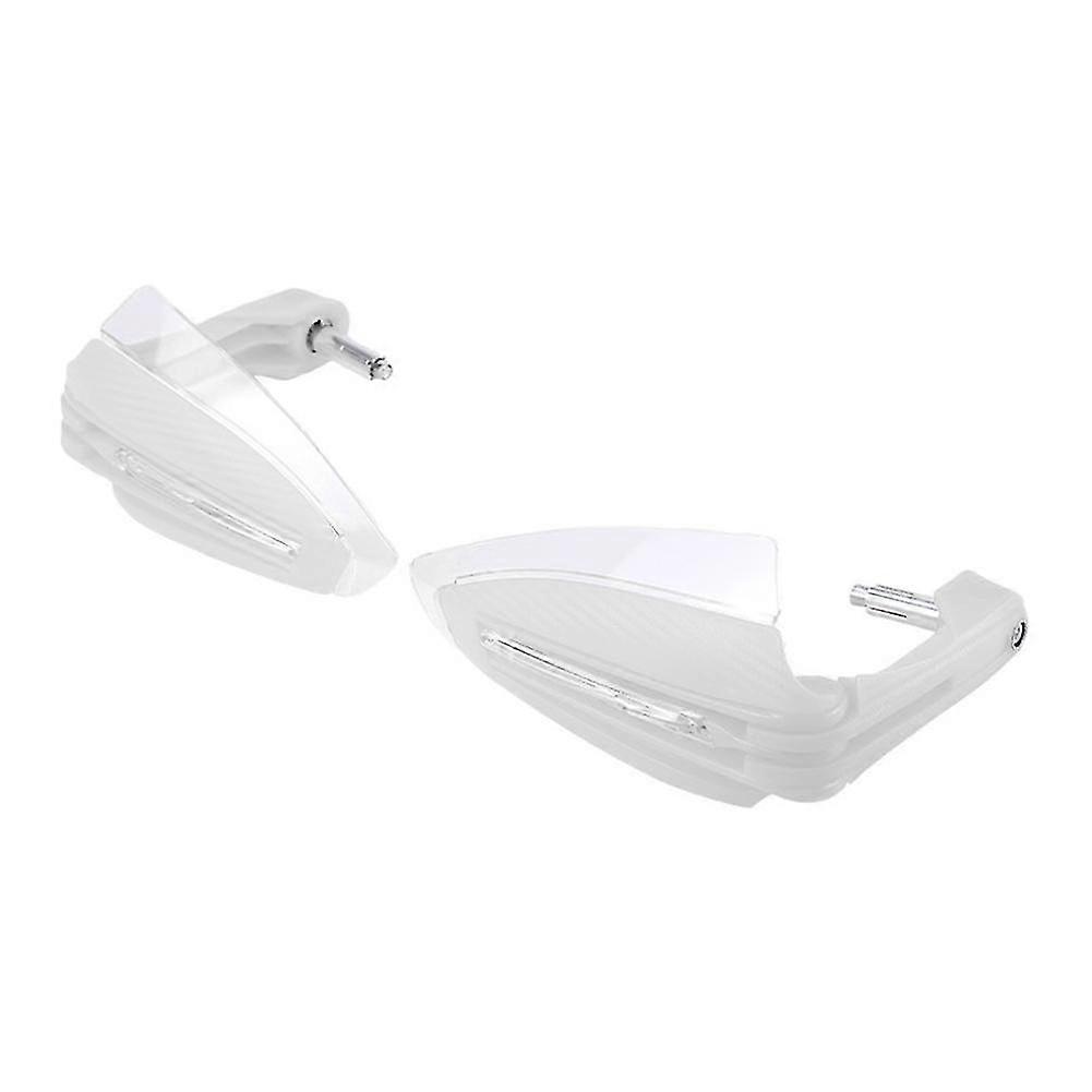 1 Pair Motorcycle Hand Guards With Led Daytime Running Lights Turn Signal Anti-fall Handguards Windshield Dropshipping