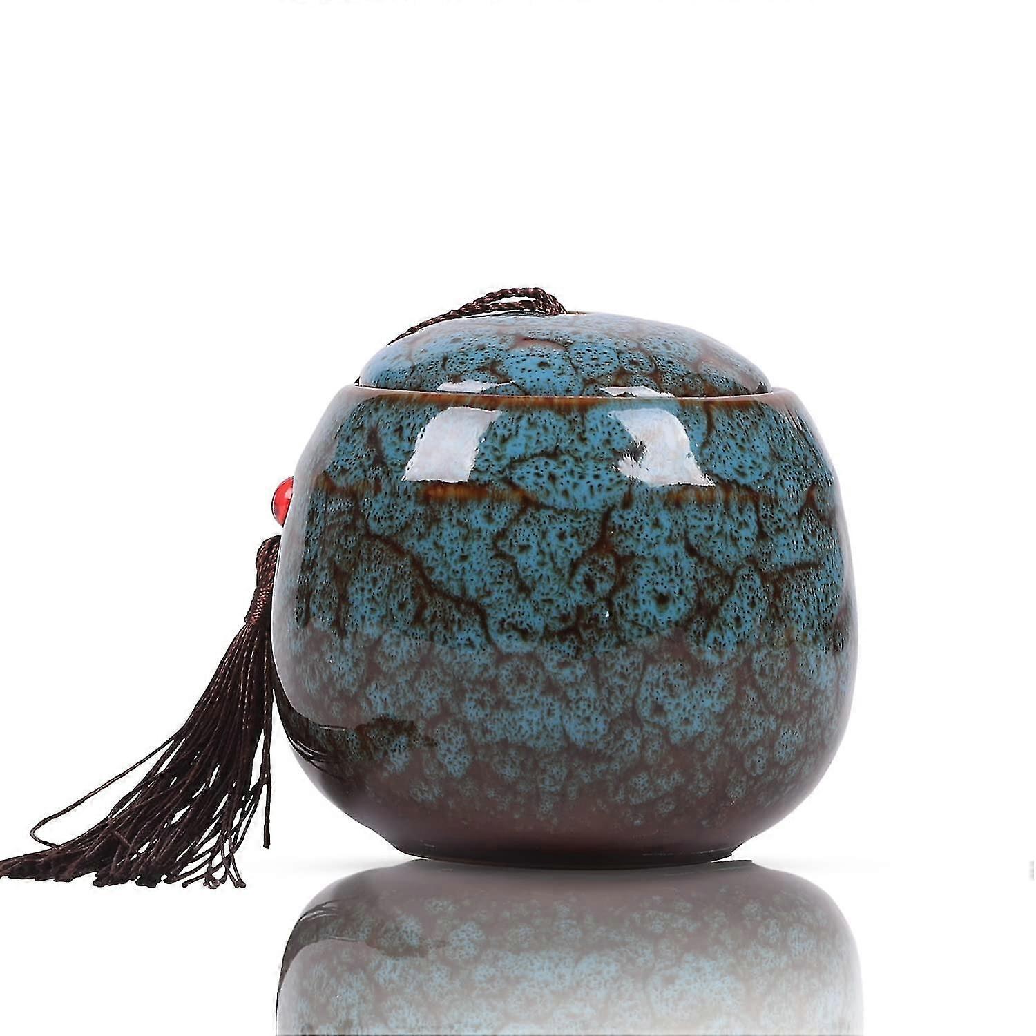6cm Handcrafted Ceramic Mini Urn, Beautiful Tiny Keepsake Urn for Human Ashes