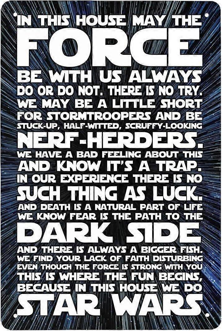 In This House We Do Tin Sign Placa de Metal TIN SIGN 7.8X11.8 POLEGADAS