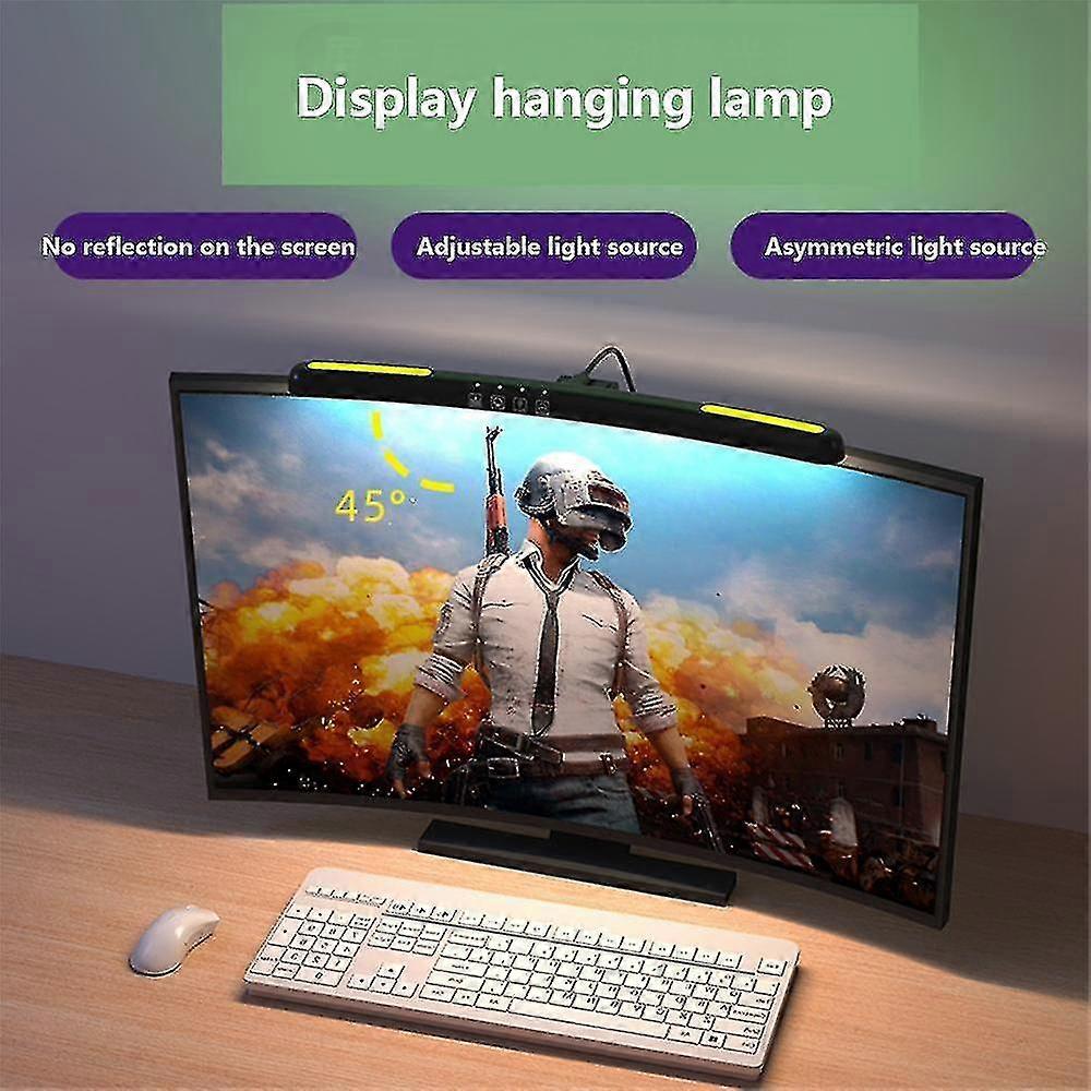 Curved Screen Monitor Laptop Screen Light Bar No Flash Frequency Eyes