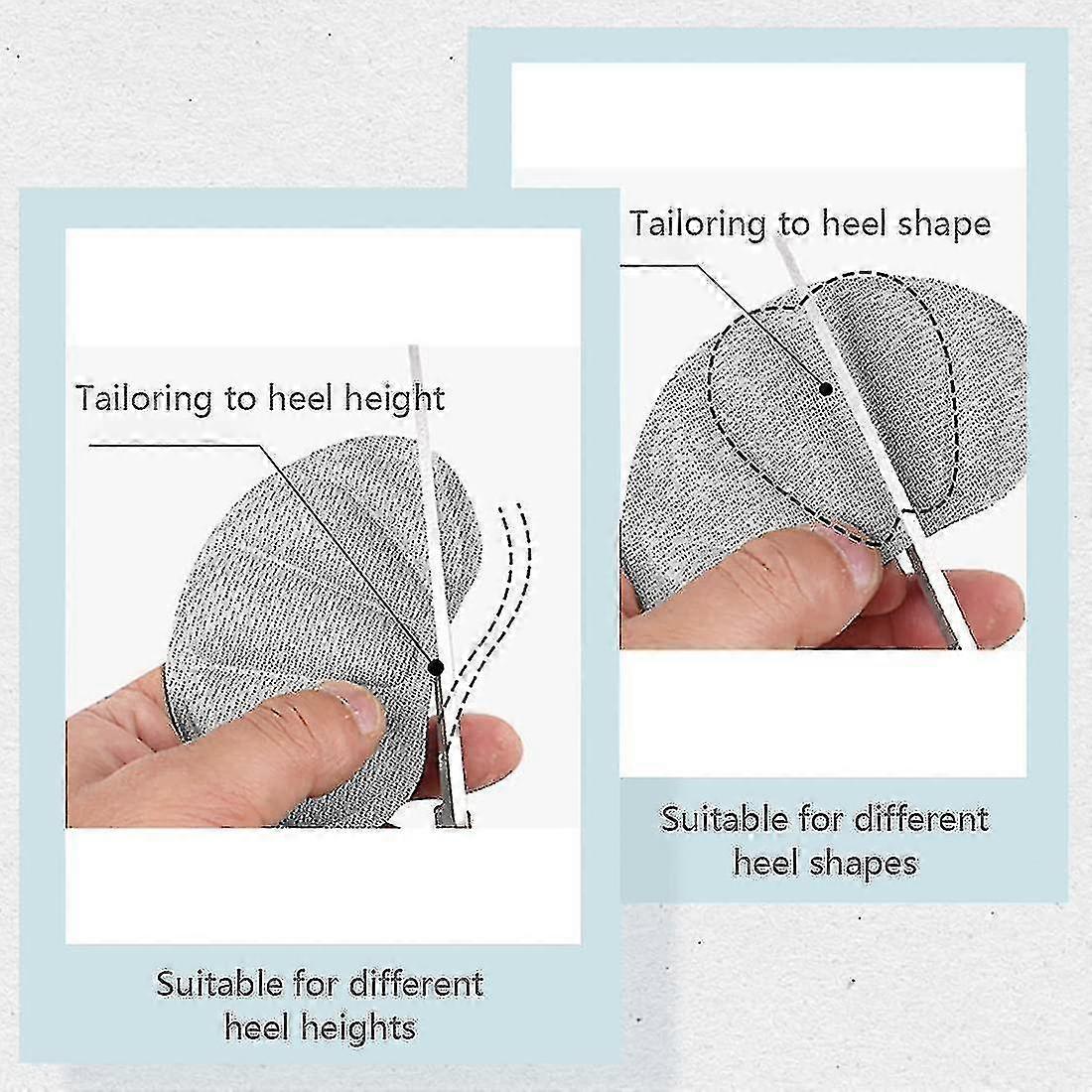 5 Pairs Heel Cushion Inserts,heel Cushion Pads,heel Grips Shoe Pads Too Big, Self-adhesive Heel Cushion Anti-slip