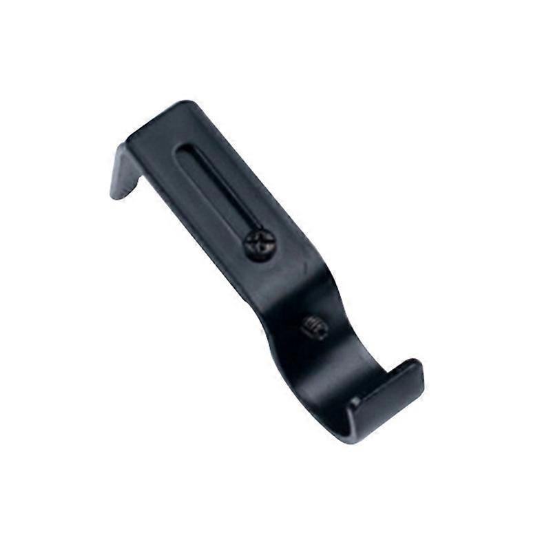 Adjustable Iron Window Curtain Rod Bracket Holder Drape Bar Fixed Hook Clamp JIKAIX