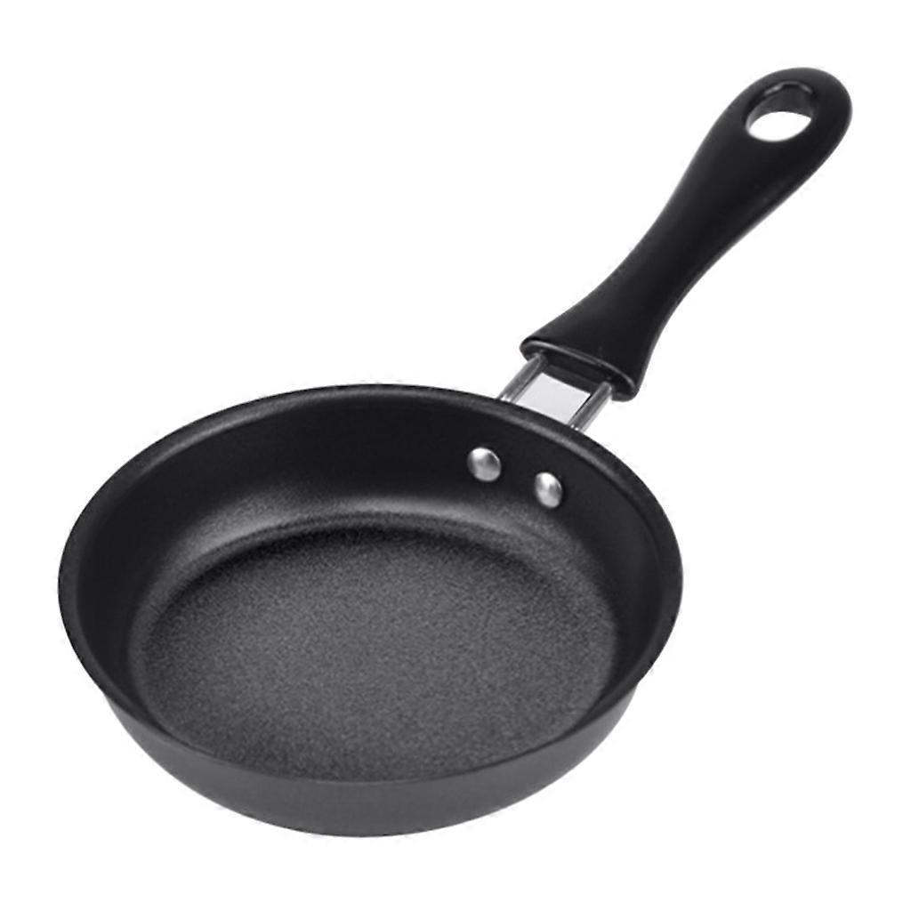Mini poêle de cuisson en fer antiadhésif poêle à frire pour revêtement DuPont portable à longue main