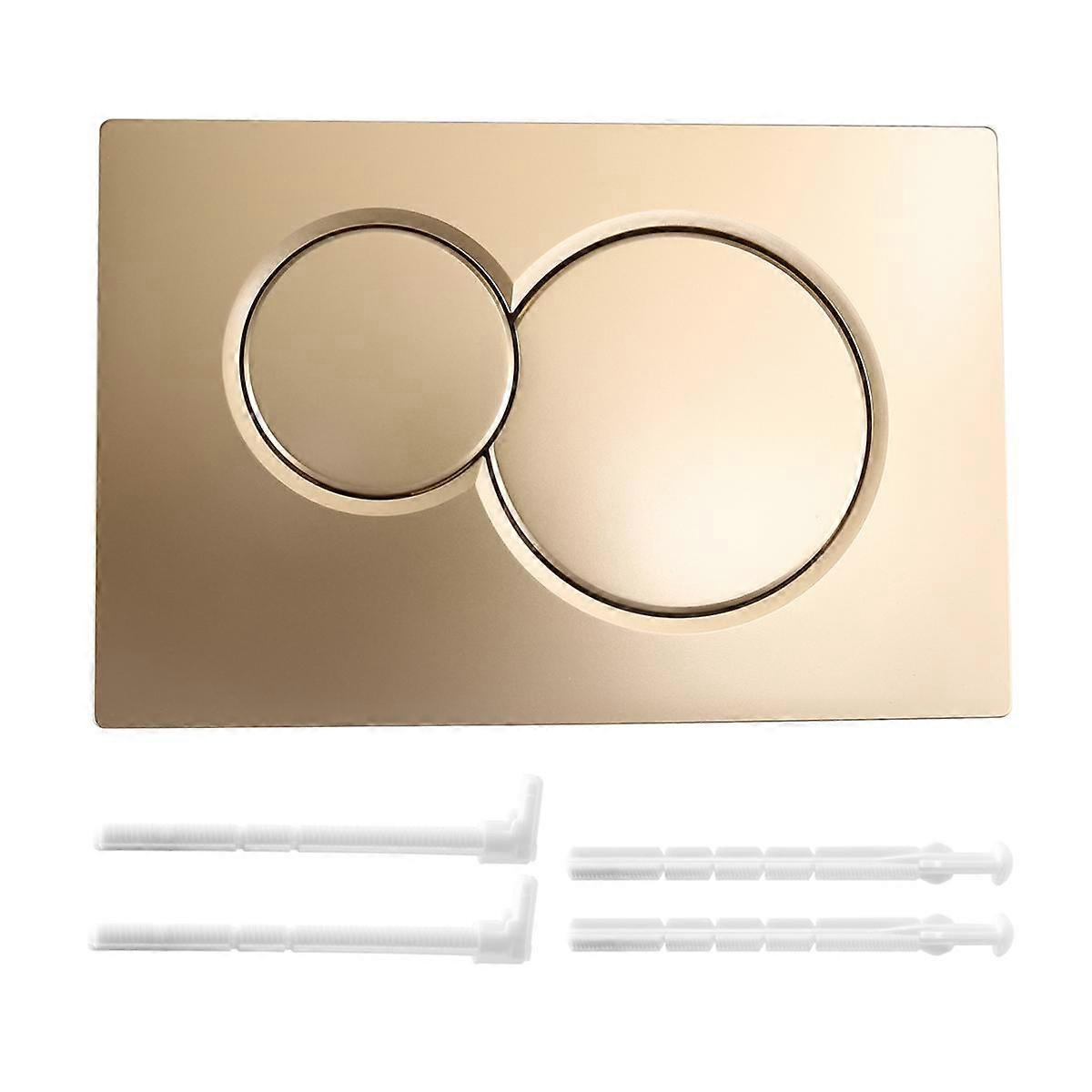 Dual-Flush Actuator Plate for Sigma01, Toilet Water Tanks Concealed Tank Push Button Gold Coating