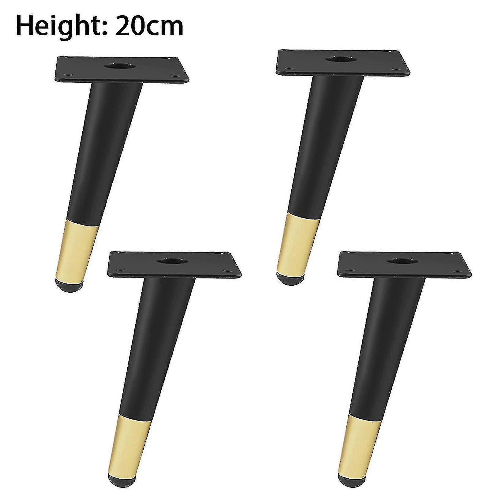 4pcs πόδια ποδιών επίπλων σιδήρου R- κωνικά πόδια επίπλων για το τραπέζι