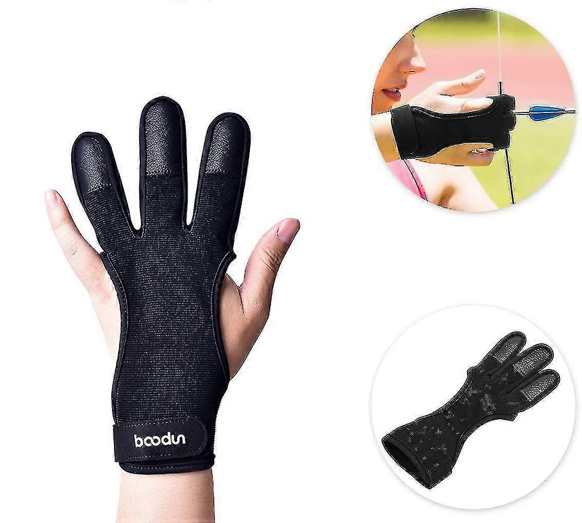 Non-slip Breathable Three-finger Shooting Gloves