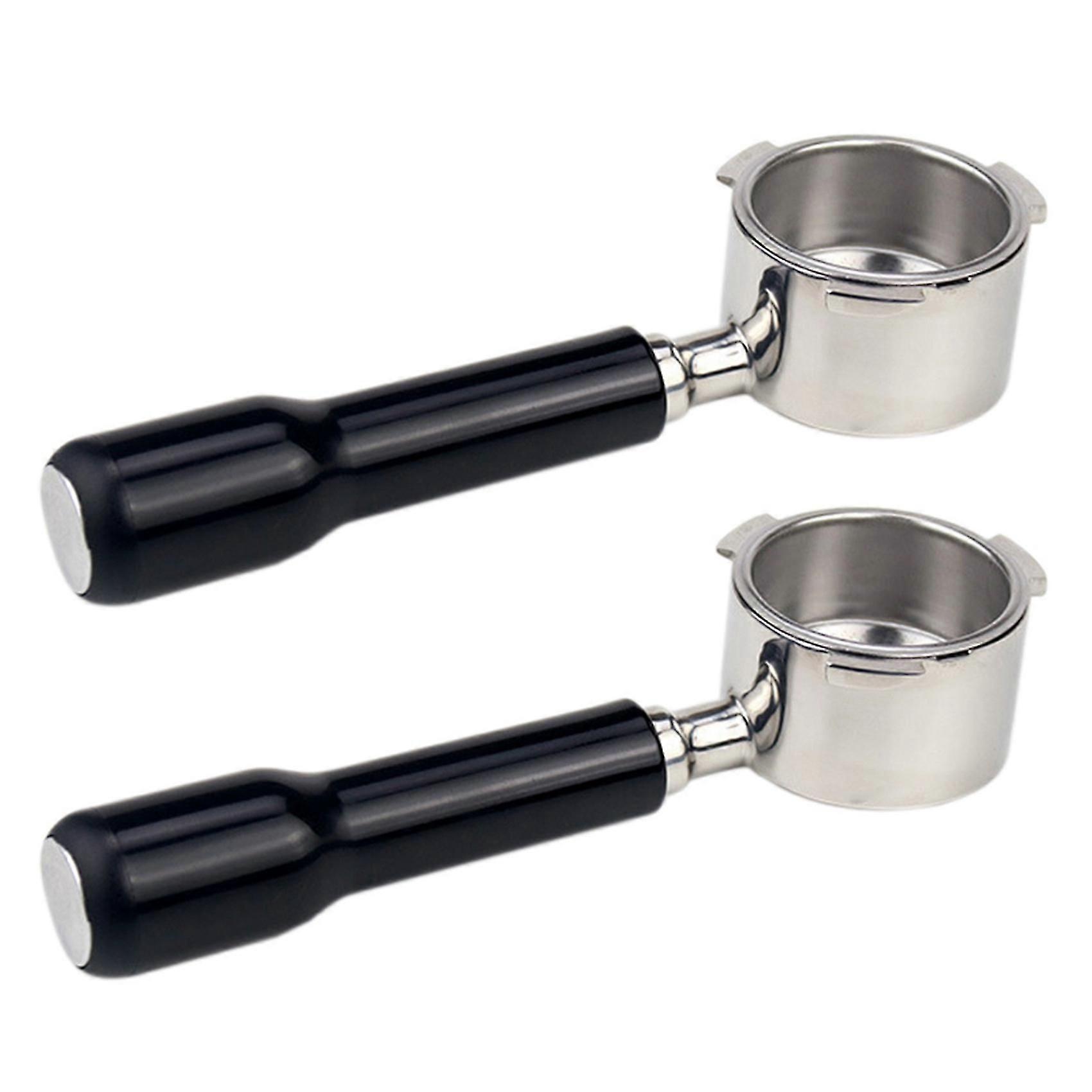 2X 51MM Coffee Bottomless Portafilter suitable for EC680/EC685 Filter Replacement Filter Basket Coffee Acces