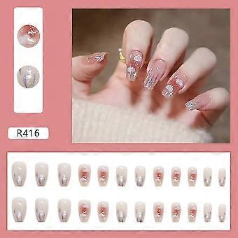 Valse nagels patch Franse stijl dragen nagel sticker