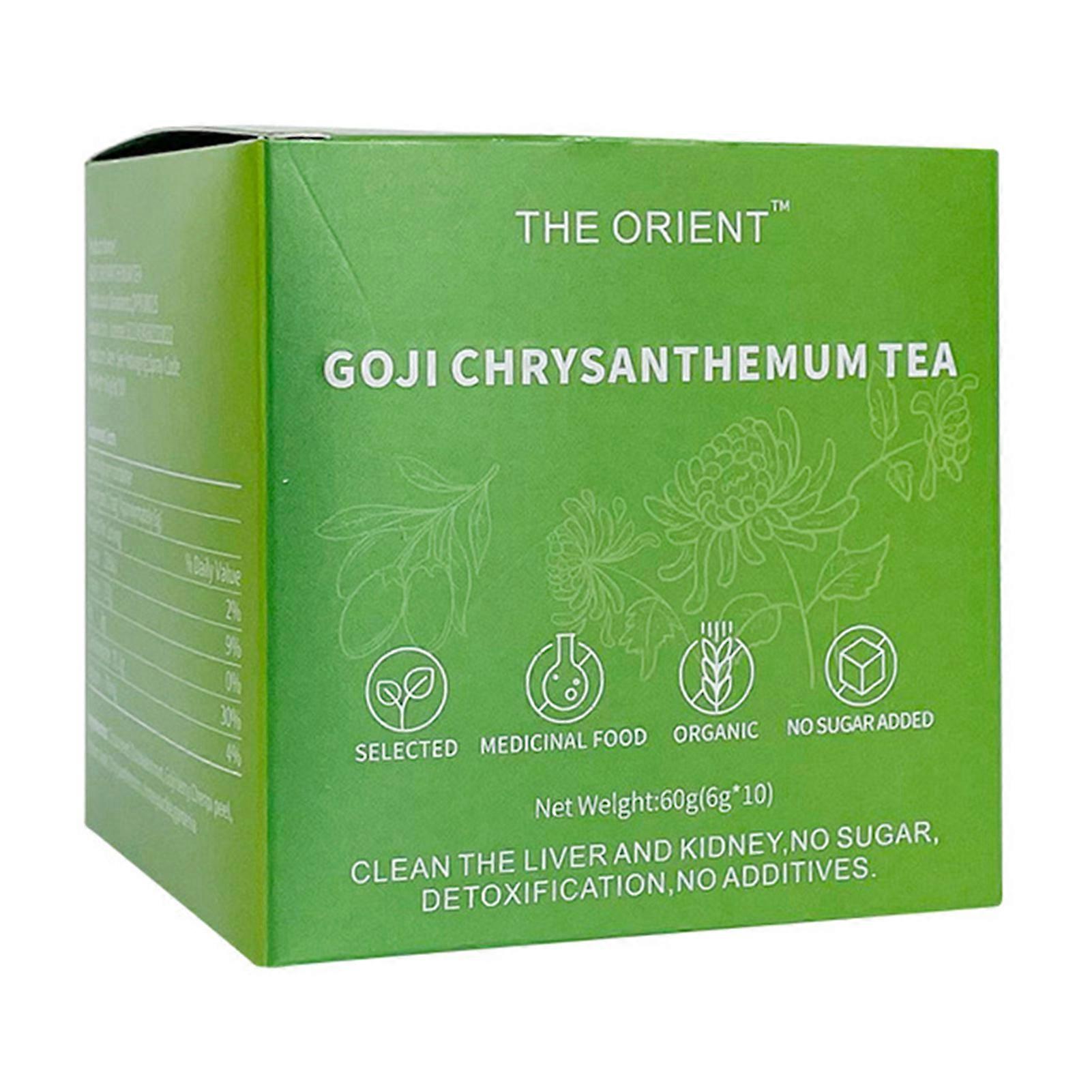 Chrysanthemum Tea with Goji-Berries Natural Liver Cleanse Tea for Fire Control for Home/Office