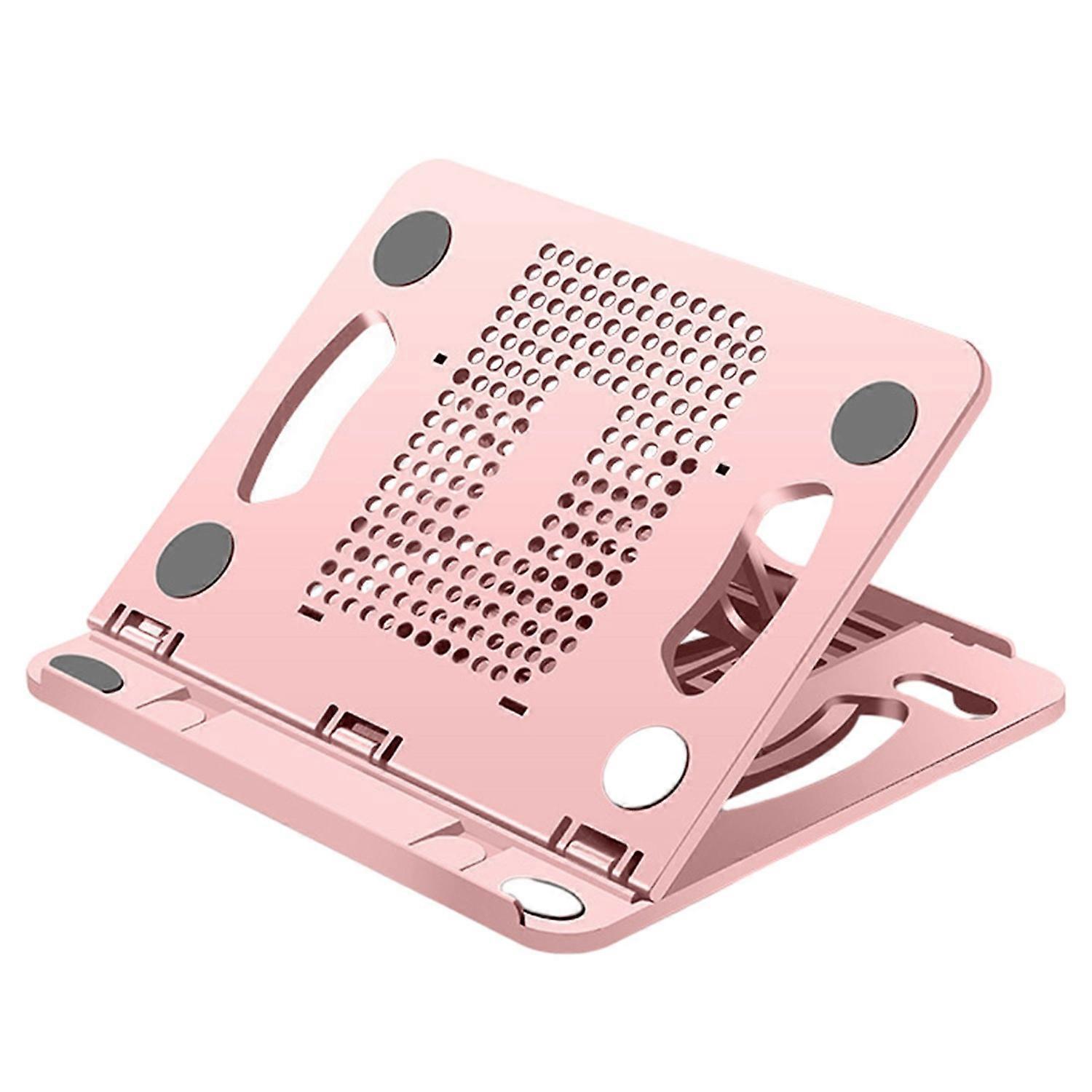 Laptop Desk Stand with Hollow-out Heat Dissipation 8-Level Adjustable Free Lifting Portable Folding