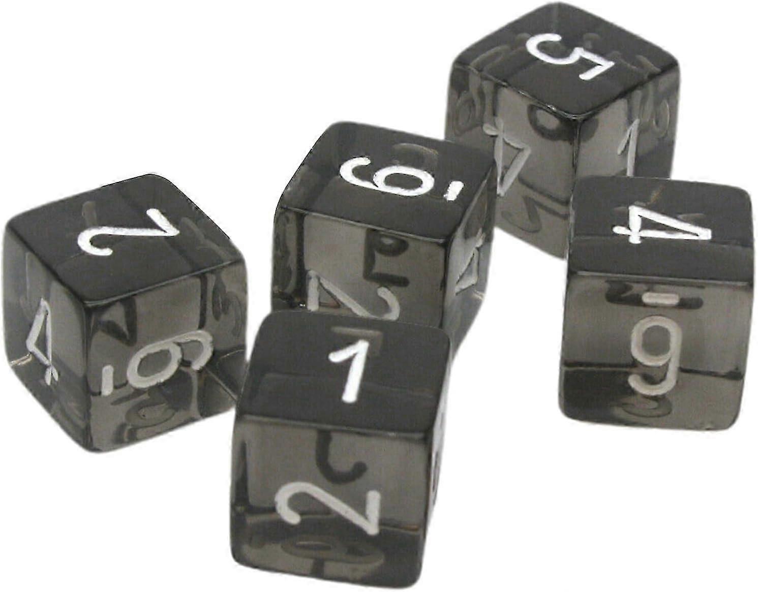 DND   Dice Set5Pcs 16mm Polyhedral Dice Set Acrylic Dice Game Dice for RPG Role Playing Games 16mm