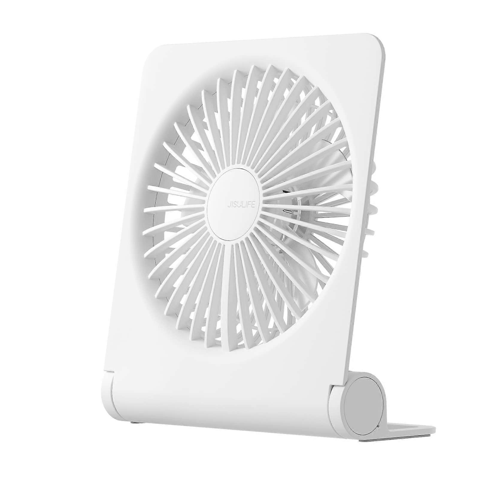 Small Travel Desk Fan - Portable Quiet Fan for Office Home Camping, Lightweight, Energy-Efficient, Adjustable Speed