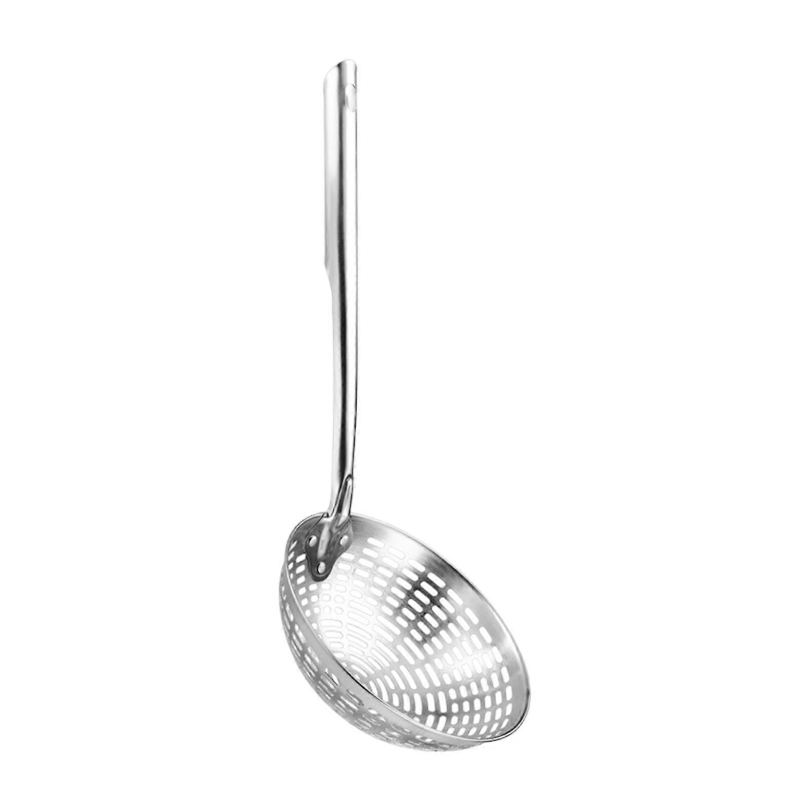 Skimmer Slotted Spoon,Strainer Ladle Multifunctional Slotted Serving Spoon
