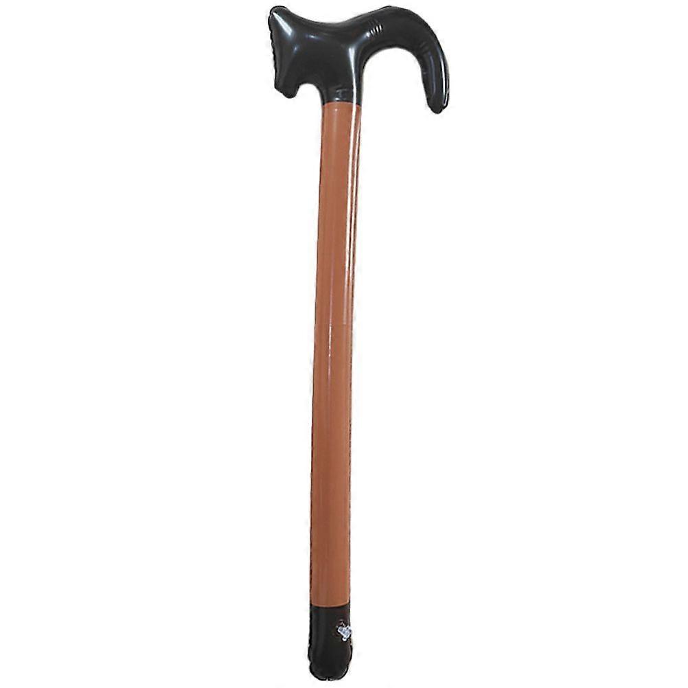 PVC Inflatable Crutch Toy Creative Walking Stick Inflate Stage Inflatable Balloon Toy