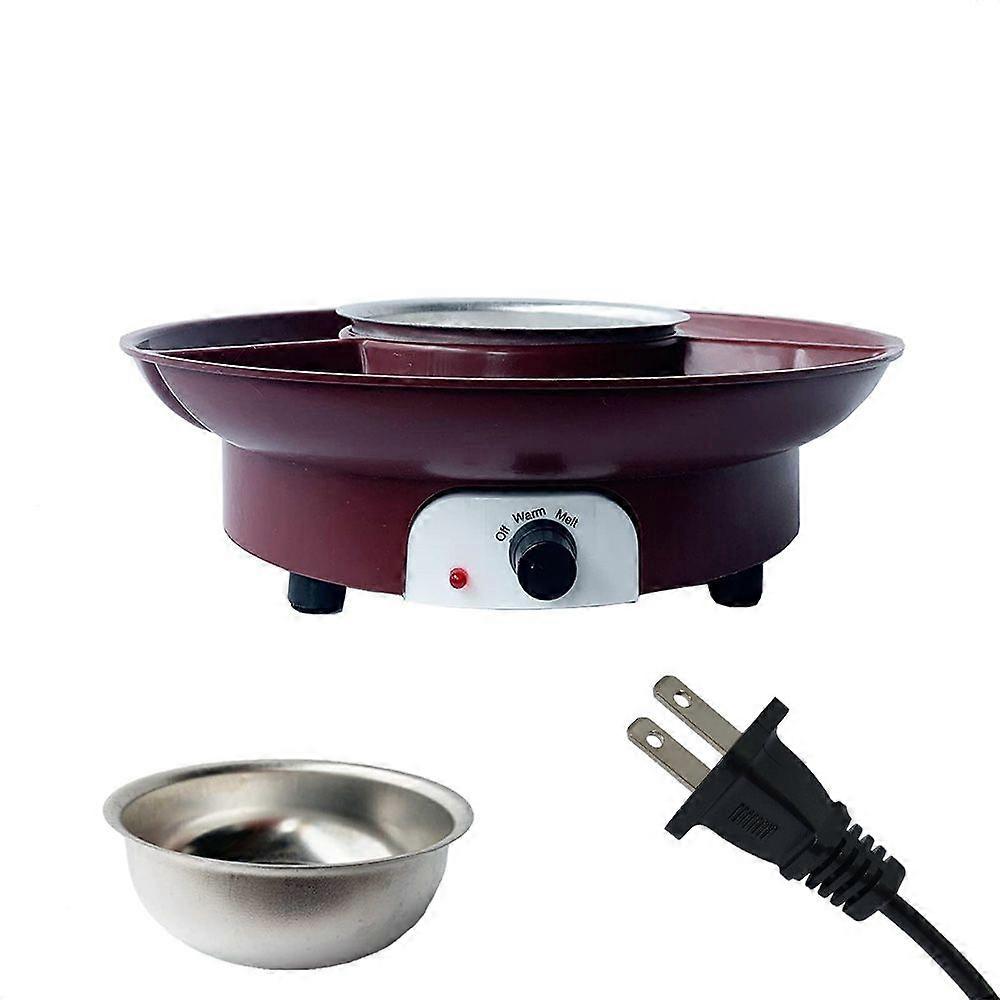 Aoresac Electric Fondue Maker Set With 2 Forks/Removable Serving Tray & Melting Warming Setting/Great for Dipping Snacks Fruit Bread in Chocolate, Car