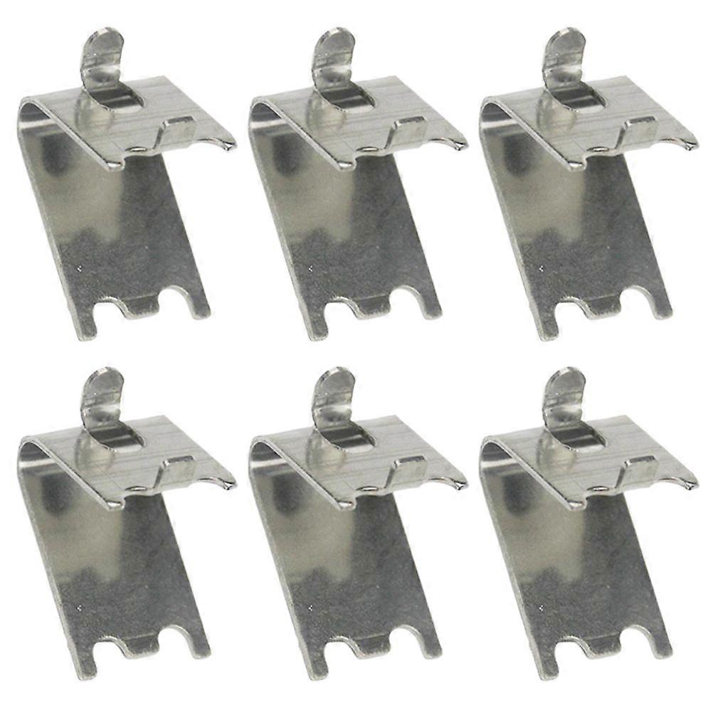 6pcs Replacement Refrigerator Shelf Clips Refrigerator Shelf Support Clamp