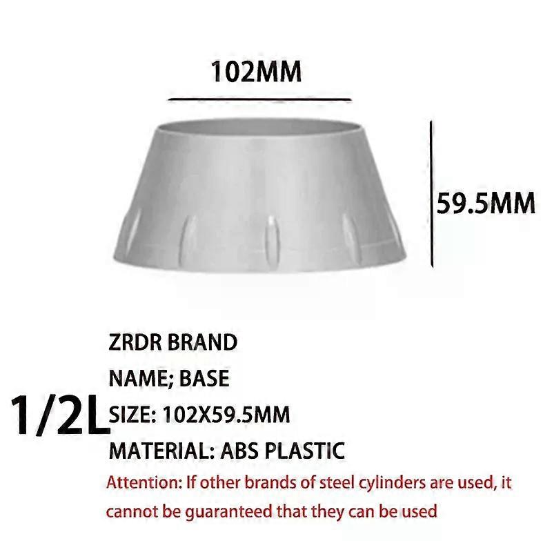 ZRDRブランド水族館CO2スチールシリンダージェネレーターベース1/2 / 5L専用スチールシリンダーベース魚タンクスチールシリンダーアクセサリー