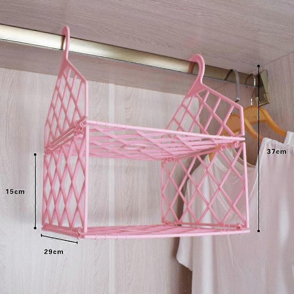 Storage Rack Multi-layer Storage Shelf Bedroom Wardrobe Dormitory Hanging Multi-layer-SYKJ