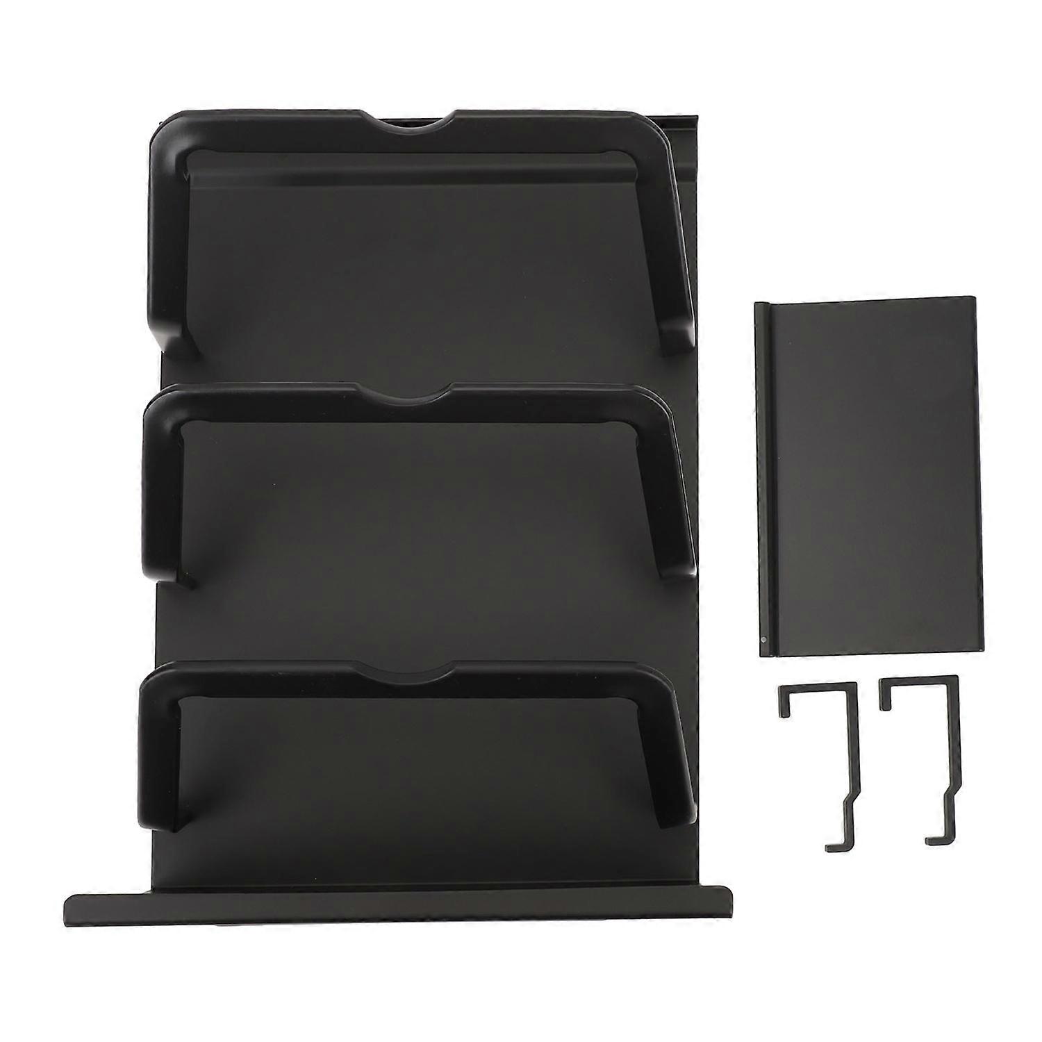 Pot Lid Organizer Rack Black Aluminium Alloy Multifunctional Chopping Board Organizer