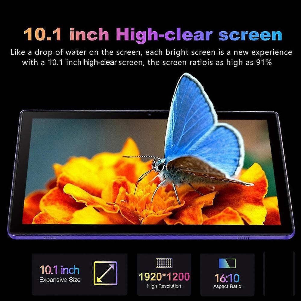 Tablet 10.1-inch 1920*1200 IPS Clear Touchscreen Android 13 Tablet 8GB RAM 256GB ROM Expandable Memo