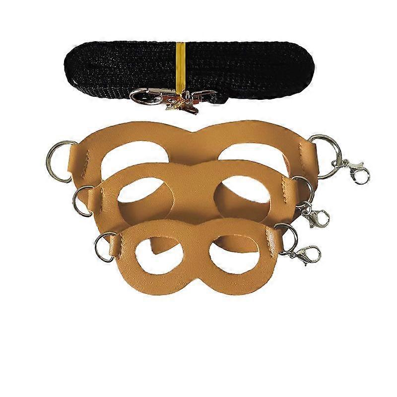 4Pcs Small Pets Chest Strap Hamster Squirrel Leash Anti Bite Traction Rope Sugar Glider Windproof Special Anti Lost Rope