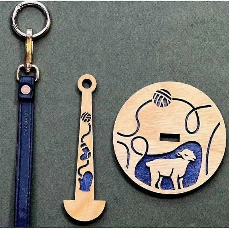 Wooden Wrist Yarn Holders Portable Yarn Dispenser Holder Knitting and Crocheting Supplies for Yarn for Socks Blankets Cardigans