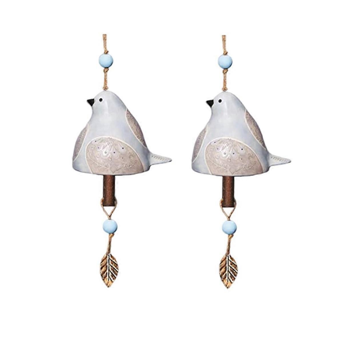 2PCS Bird Song Bell Bird Song Bell Wind Chime Bird Song Bell,D