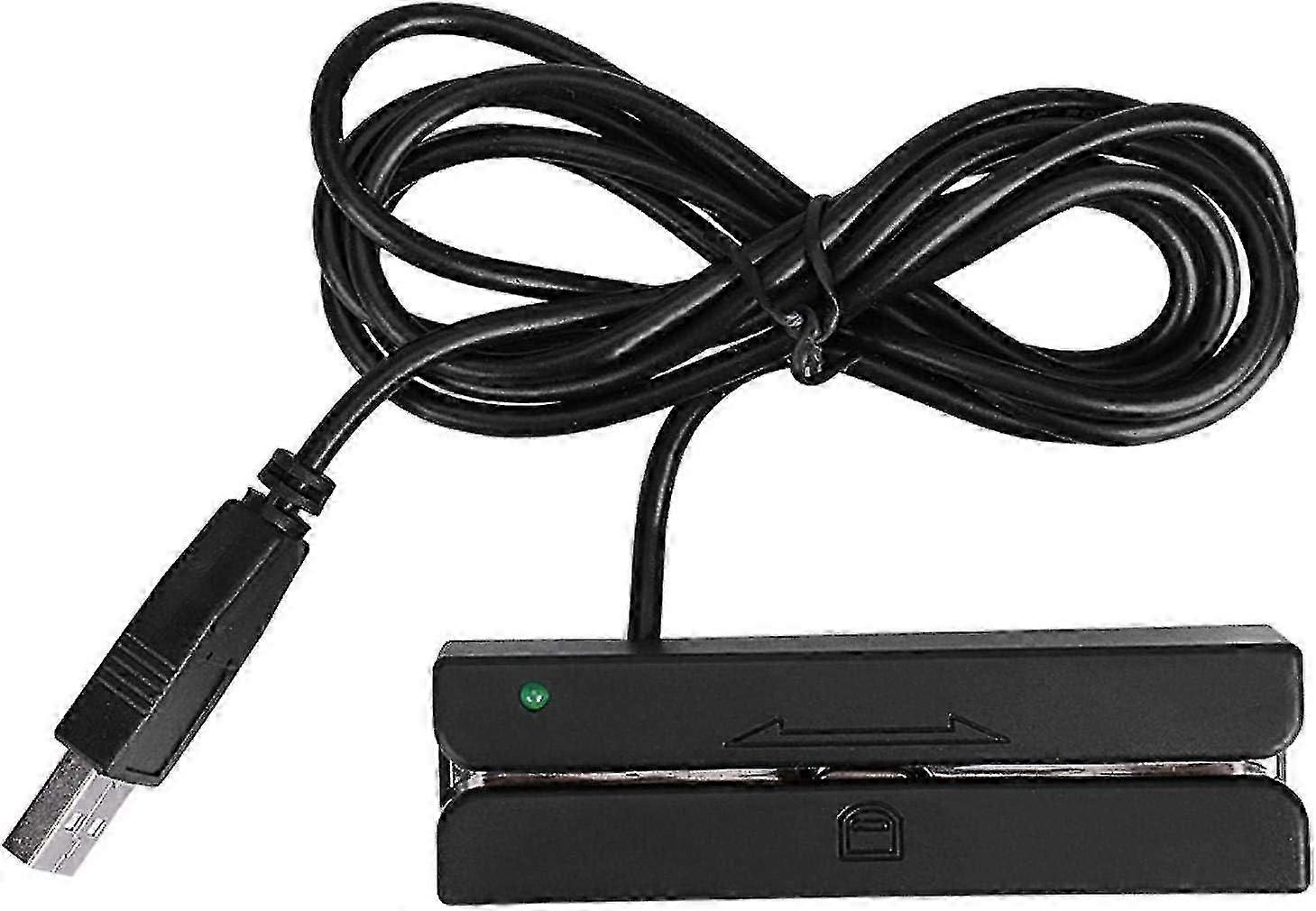 Magnetic Card Reader, Magnetic Stripe Writer, Usb Msr90 3 Tracks Hi-co Magnetic Stripe Credit Card Reader