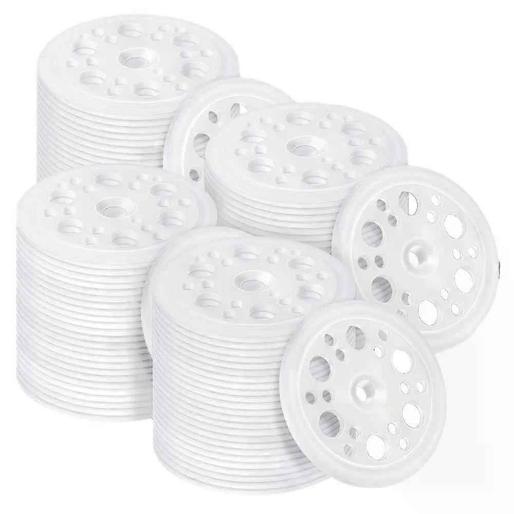 200 Pcs 177 Inch/ 45 mm Plastic Insulation Washers Load Spreading Polypropylene Washers for Fixing & Supporting