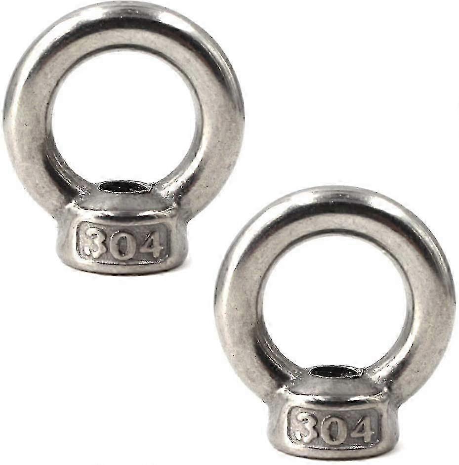 M14 304 Edelstahl Augenmutter Ringmutter (2er-Pack)