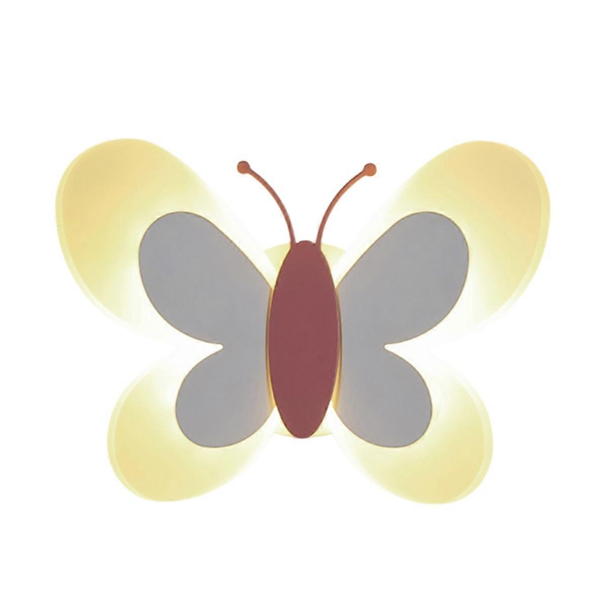Children Bedroom Lamp Modern Butterfly Wall Lamps,White Wing