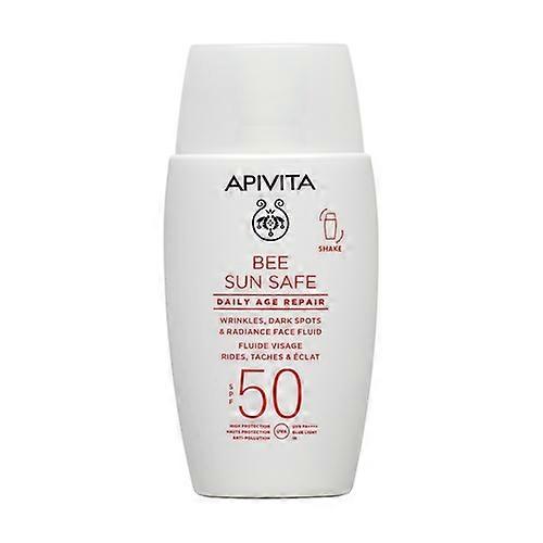 Daily anti-aging repair facial fluid spf 50 50 ml of cream