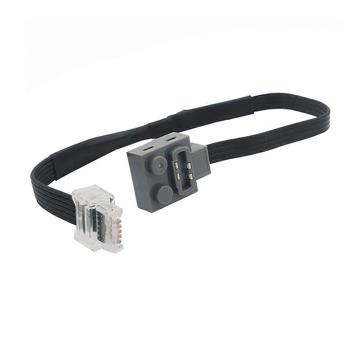 25CM 6-Core Wedo Male Turn 4-Core 9686 Conversion Cable Extension Cord Compatible for Lego Accessori