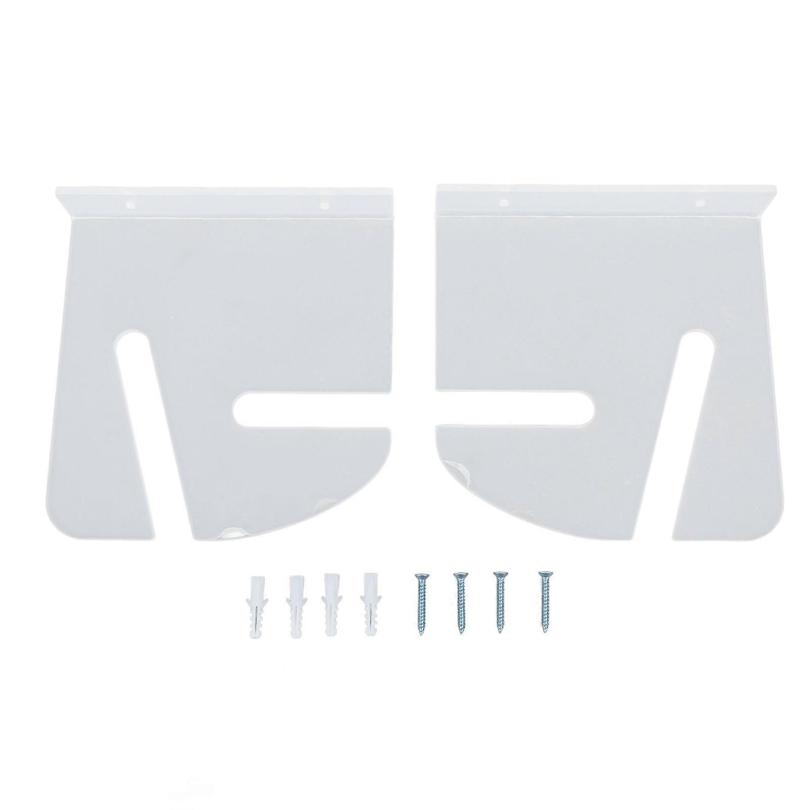 Skateboard Rack Wall Mount Skateboard Display Rack Acrylic Strong Load Bearing Skateboard Wall Hangers for Snowboards Wakeboards Transparent