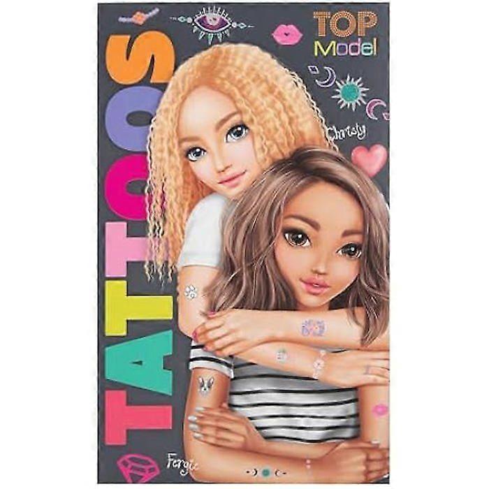 Tattoo Block - DEPESCHE - TOPModel - 6 sheets - Various patterns - Suitable for children