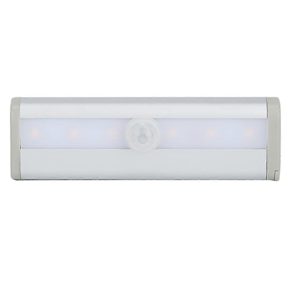 6 LEDs Infrared Human Body Induction Lamp Cabinet Cupboard Wardrobe Motion Sensor Light