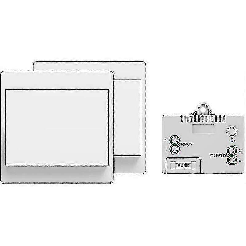 Self-powered Remote Control Waterproof Wireless Switch - Easy Installation compatible with Lights and Electrical Appliances