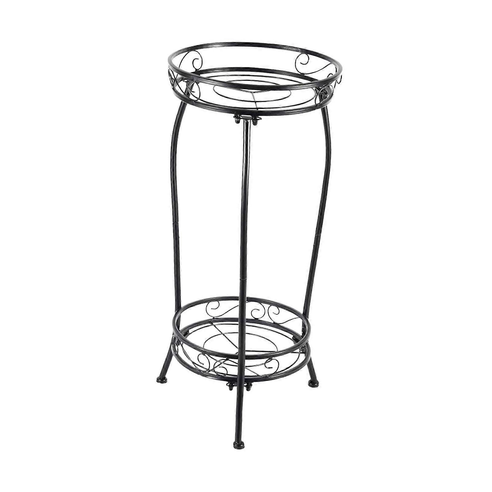 Flower Pot Stand Two Tiered Potted Display Stand for Patio Balcony Garden