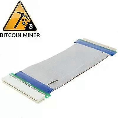 PCI 32bit Riser Card Extender-Flexible 15cm Cable Ribbon Adapter by