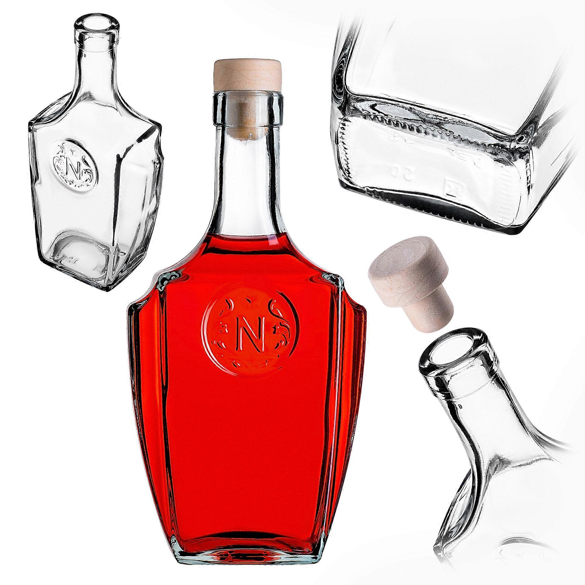 Garrafa de Vidro KADAX 500ml com Rolha - Elegância e Estilo