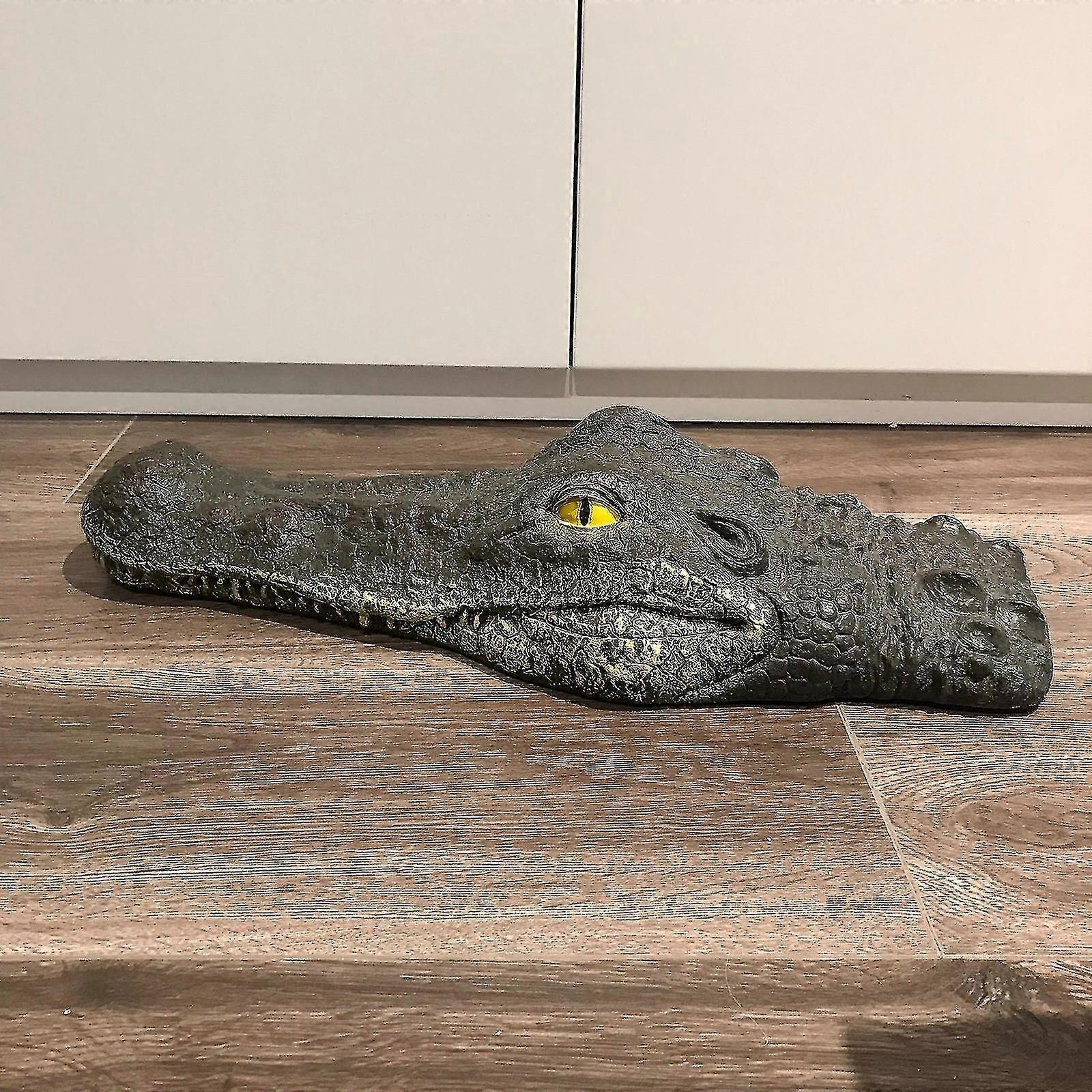 Floating Crocodile Head Water Decoys - Garden Or Pond Art Decor For Goose, Predator, , Duck Control, Multi Style To Choose - Style 1