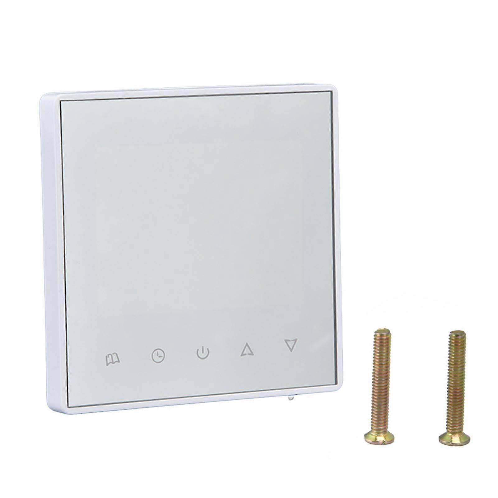 Smart Termostat Multifunktions Programmerbar Termostat Til Klimaanlæg Vandopvarmning Gulvvarme AC220V Hvid