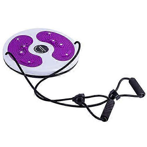 Waist Twister with Handles, Waist Twisting Disc with Loop Resistance Bands, Waist Trimmer Ab Twist Board