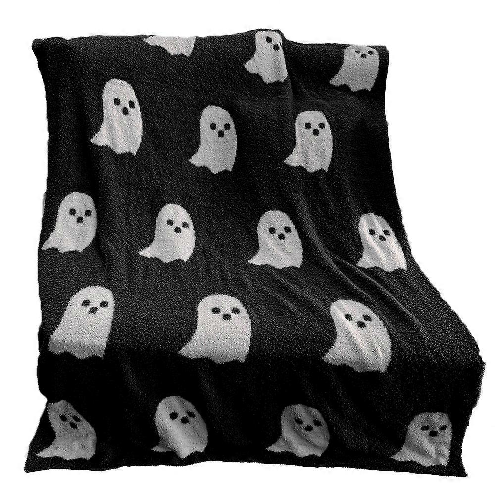 Ghosts Blanket Soft Comfortable Breathable Halloween Throw Blanket for Watching TV Camping
