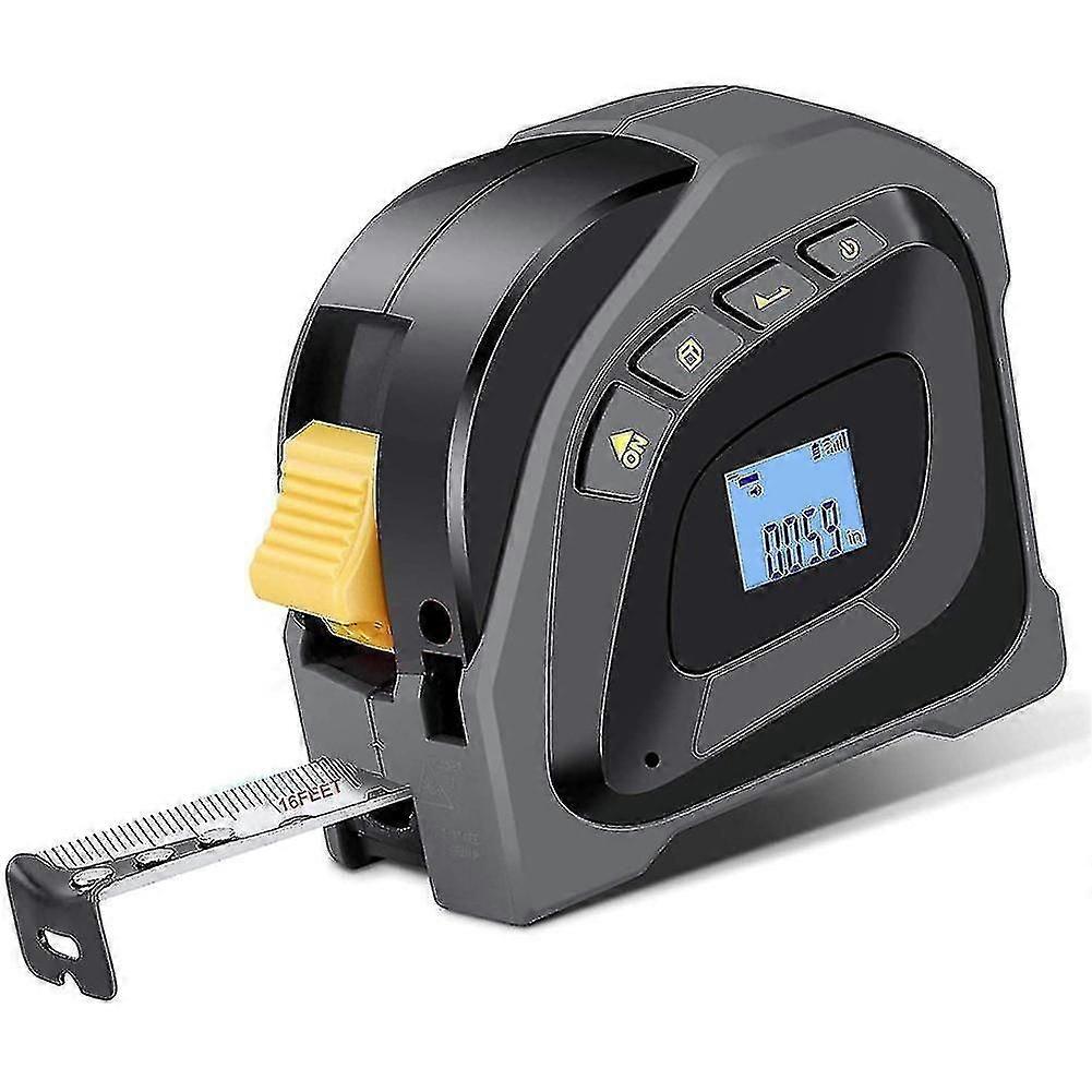 Measuring Tape 16 Feet, Lcd Digital Display, Removable Hook