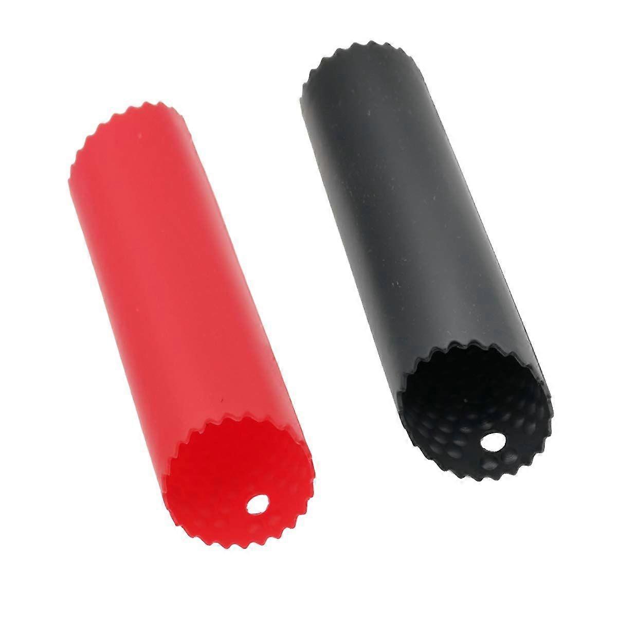 Garlic Peeler and Garlic Press Black+Red