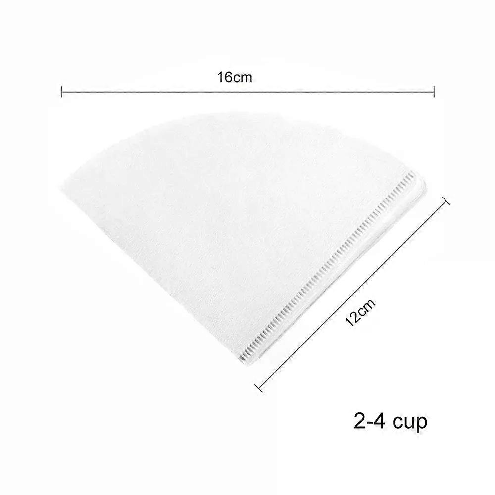 Coffee Filter Paper V-Shaped Wood Pulp Drip Paper Cone Coffee Strainer Bag Espresso Tea Infuser Accessories